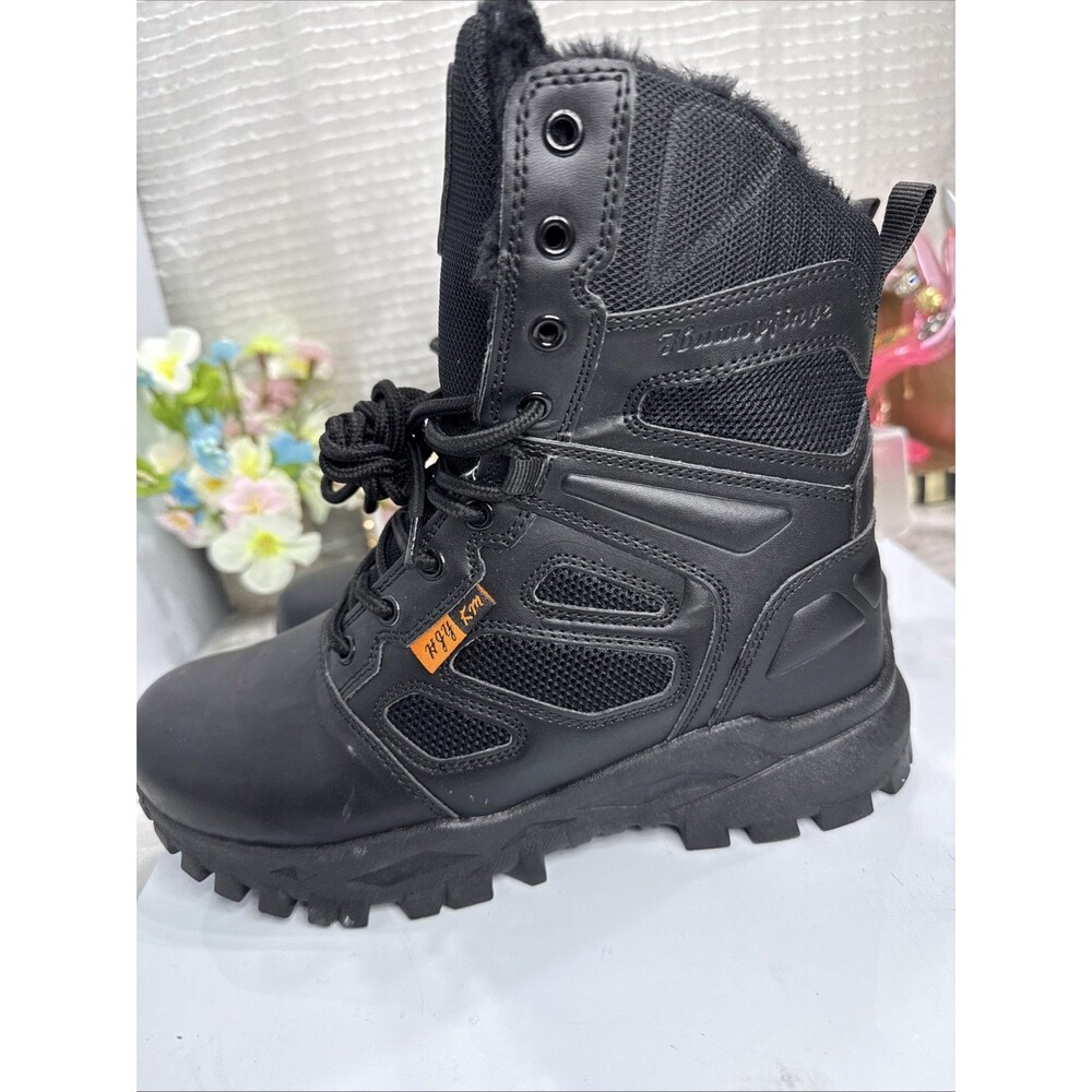 (F2) Men Wear-Resistant Tactical Training and Combat Boots for Outdoor Hiking,40 - Picture 8 of 16